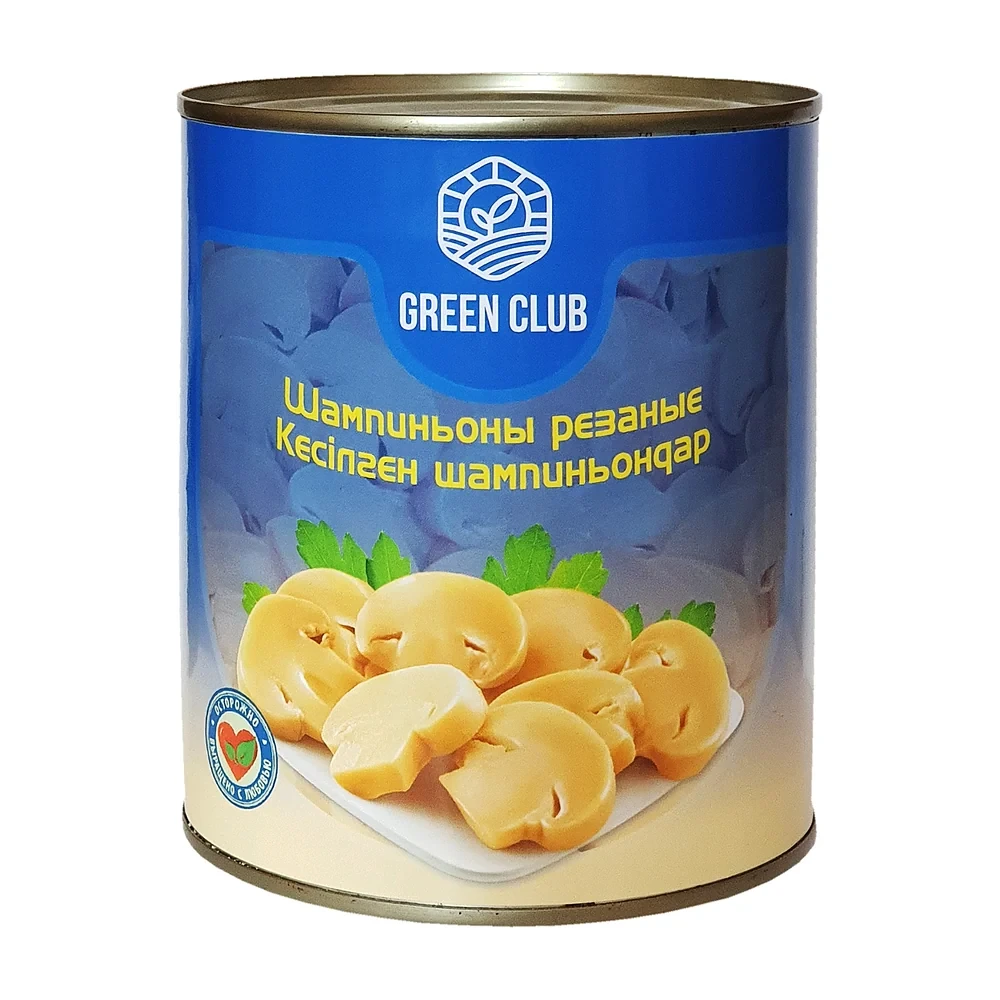 Шампиньоны резаные